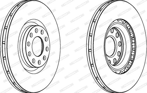 Ferodo DDF1166C-1 - Kočioni disk www.molydon.hr