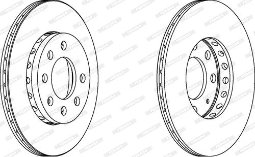 Ferodo DDF1161C - Kočioni disk www.molydon.hr