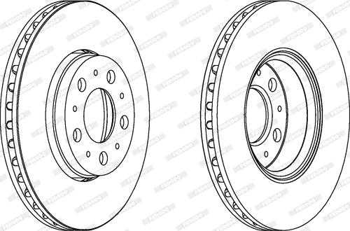 Ferodo DDF1163C - Kočioni disk www.molydon.hr