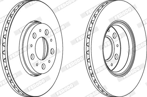 Ferodo DDF1163X - Kočioni disk www.molydon.hr