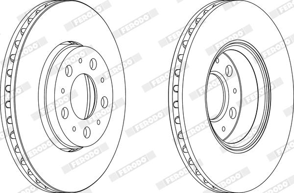 Ferodo DDF1163X - Kočioni disk www.molydon.hr