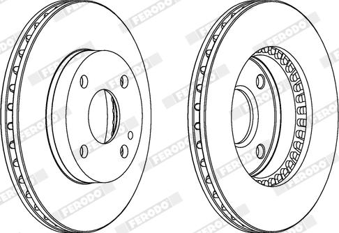 Ferodo DDF1104X - Kočioni disk www.molydon.hr