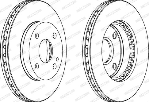 Ferodo DDF1104 - Kočioni disk www.molydon.hr