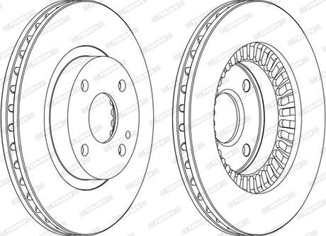 Ferodo DDF1105C - Kočioni disk www.molydon.hr