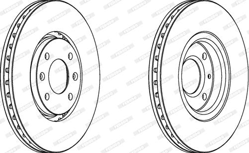 Ferodo DDF1106 - Kočioni disk www.molydon.hr