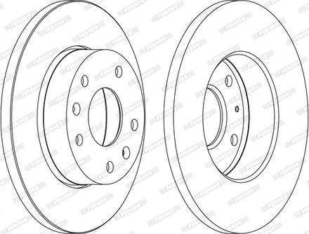 Ferodo DDF1100C - Kočioni disk www.molydon.hr