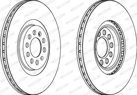 Ferodo DDF1118C - Kočioni disk www.molydon.hr