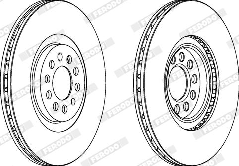 Ferodo DDF1118X - Kočioni disk www.molydon.hr