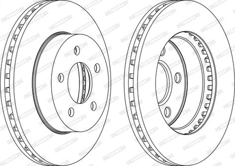 Ferodo DDF1184C - Kočioni disk www.molydon.hr