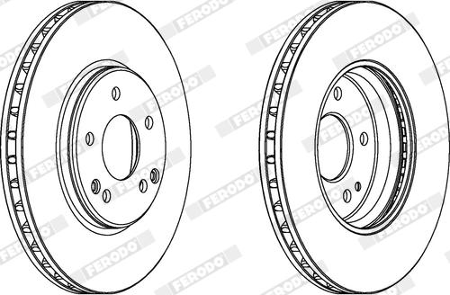 Ferodo DDF1136X - Kočioni disk www.molydon.hr