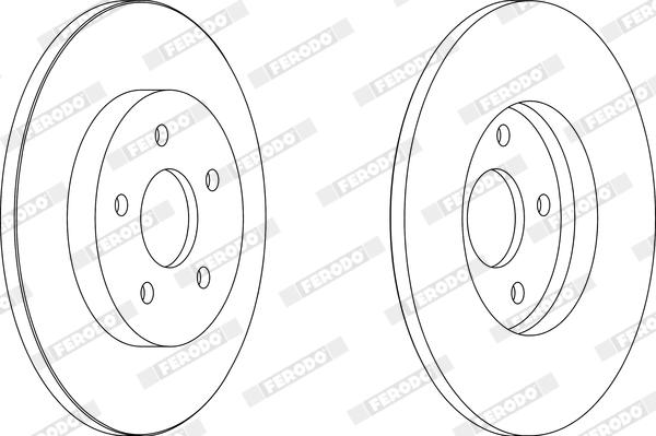 Ferodo DDF1126X - Kočioni disk www.molydon.hr