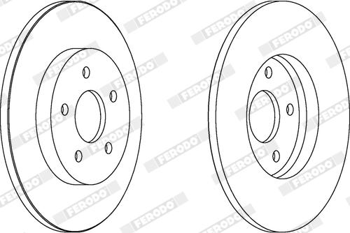 Ferodo DDF1126X - Kočioni disk www.molydon.hr