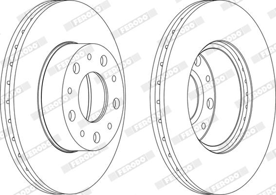 Ferodo DDF1170X - Kočioni disk www.molydon.hr