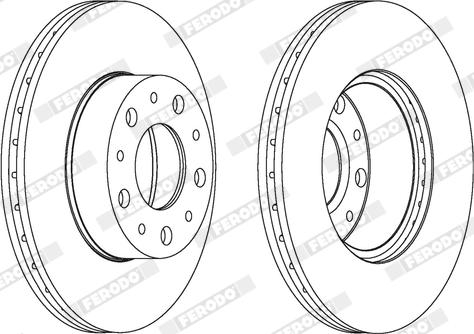 Ferodo DDF1170X - Kočioni disk www.molydon.hr