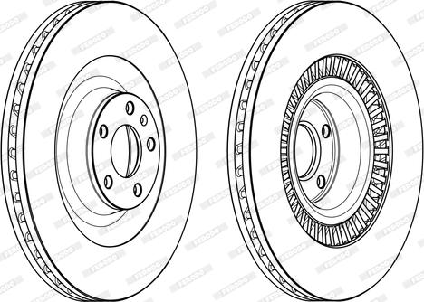 Ferodo DDF1899C-1 - Kočioni disk www.molydon.hr