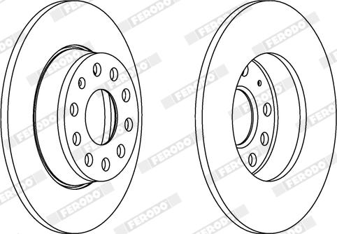 Ferodo DDF1895X - Kočioni disk www.molydon.hr