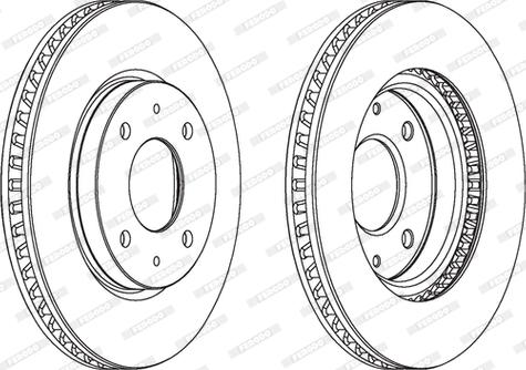 Ferodo DDF1845 - Kočioni disk www.molydon.hr