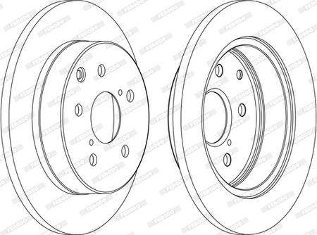 Ferodo DDF1846C-D - Kočioni disk www.molydon.hr