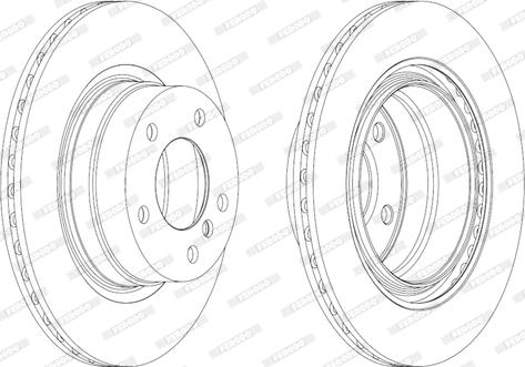 Ferodo DDF185-1 - Kočioni disk www.molydon.hr