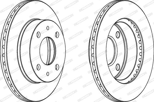 Ferodo DDF1858 - Kočioni disk www.molydon.hr