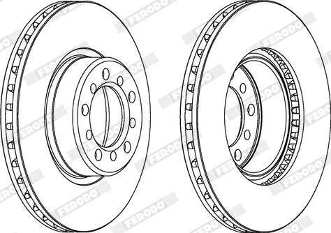 Ferodo DDF185X - Kočioni disk www.molydon.hr