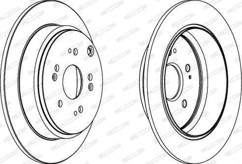 Ferodo DDF1860 - Kočioni disk www.molydon.hr