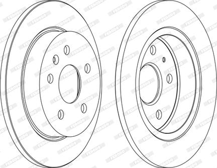 Ferodo DDF1804P-D - Kočioni disk www.molydon.hr