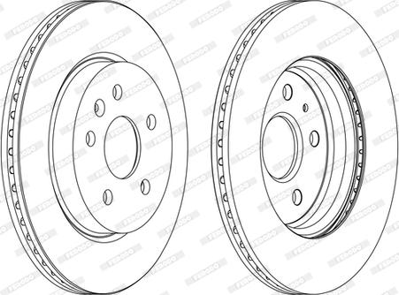 Ferodo DDF1805P-D - Kočioni disk www.molydon.hr