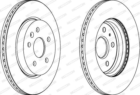 Ferodo DDF1805 - Kočioni disk www.molydon.hr