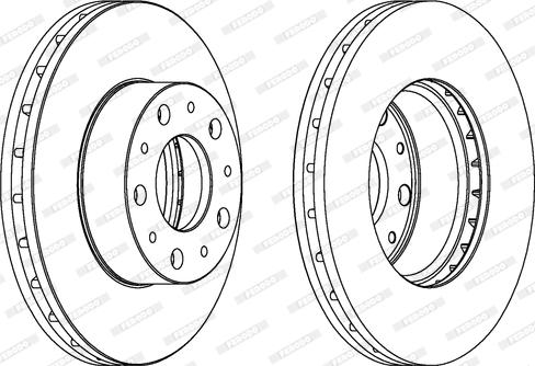 Ferodo DDF1800 - Kočioni disk www.molydon.hr