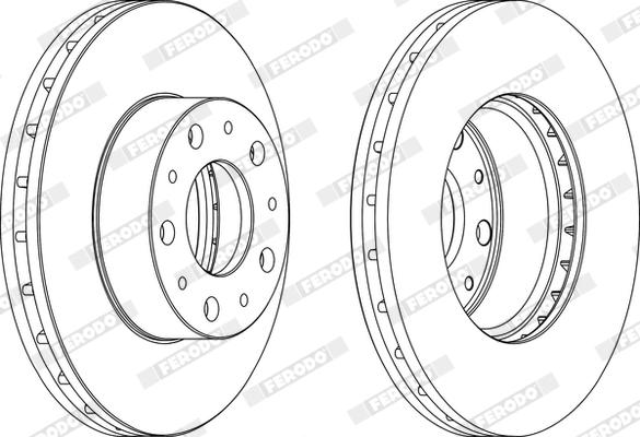 Ferodo DDF1800X - Kočioni disk www.molydon.hr