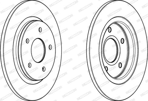 Ferodo DDF1808C - Kočioni disk www.molydon.hr