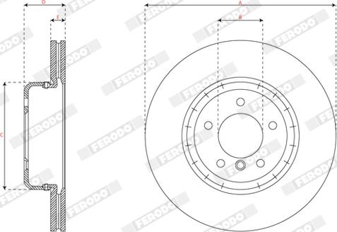 Ferodo DDF1811VC-1 - Kočioni disk www.molydon.hr