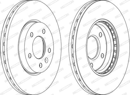 Ferodo DDF1870C-D - Kočioni disk www.molydon.hr