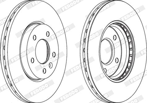 Ferodo DDF1870X - Kočioni disk www.molydon.hr