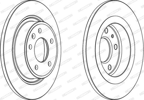 Ferodo DDF1871C - Kočioni disk www.molydon.hr