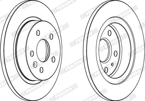 Ferodo DDF1872X - Kočioni disk www.molydon.hr