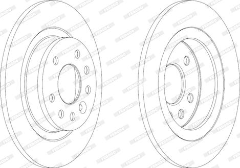 Ferodo DDF1877 - Kočioni disk www.molydon.hr