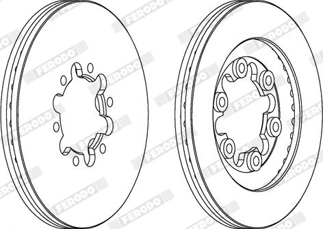 Ferodo DDF1398X - Kočioni disk www.molydon.hr