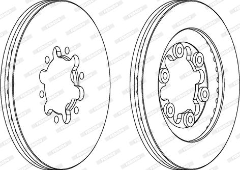 Ferodo DDF1398 - Kočioni disk www.molydon.hr