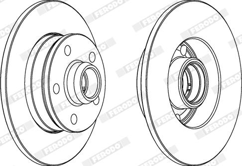 Ferodo DDF1350X - Kočioni disk www.molydon.hr