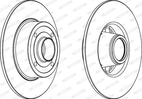 Ferodo DDF1369C - Kočioni disk www.molydon.hr