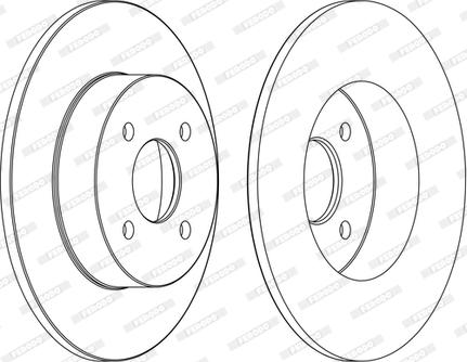 Ferodo DDF1367C - Kočioni disk www.molydon.hr