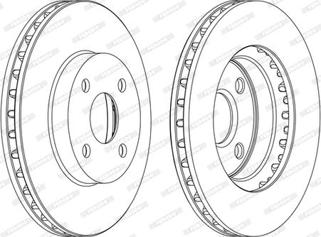 Ferodo DDF1309C - Kočioni disk www.molydon.hr