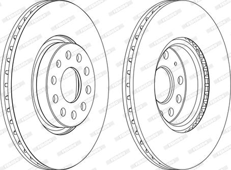 Ferodo DDF1305C-D - Kočioni disk www.molydon.hr