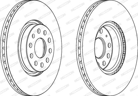 Ferodo DDF1305 - Kočioni disk www.molydon.hr