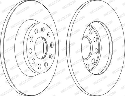 Ferodo DDF1306C-D - Kočioni disk www.molydon.hr