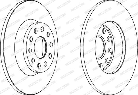 Ferodo DDF1306C - Kočioni disk www.molydon.hr