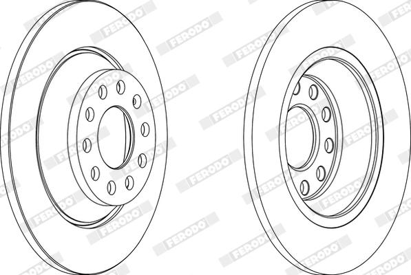 Ferodo DDF1307X - Kočioni disk www.molydon.hr