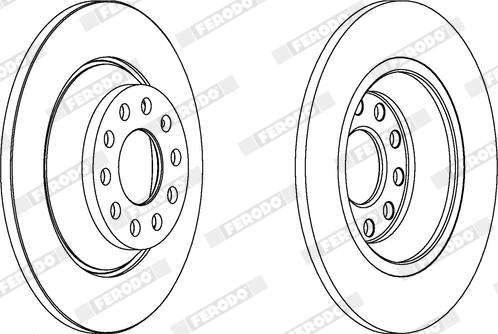 Ferodo DDF1307X - Kočioni disk www.molydon.hr